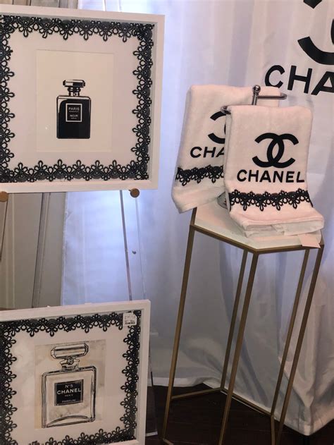 chanel inspired bathroom decor